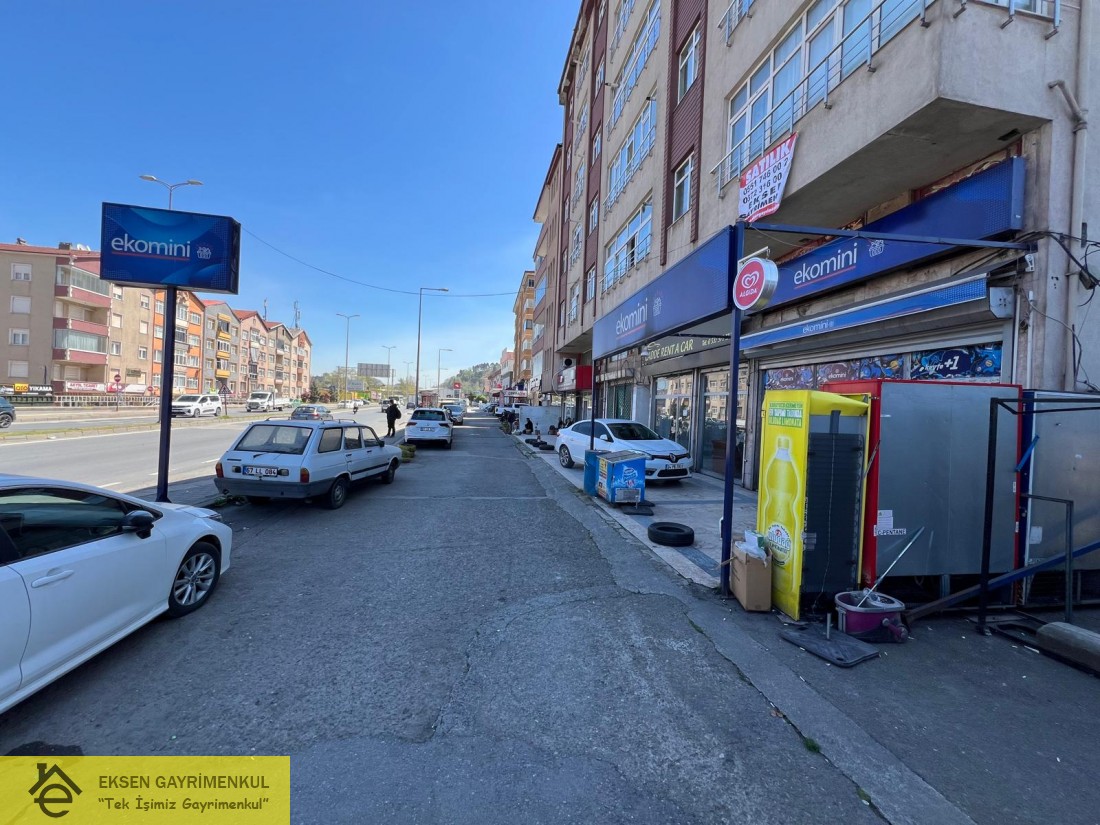 EKSEN GAYRİMENKUL DEN SATILIK YÜKSEK KİRA GETİRİLİ CADDE DÜKKANI 
