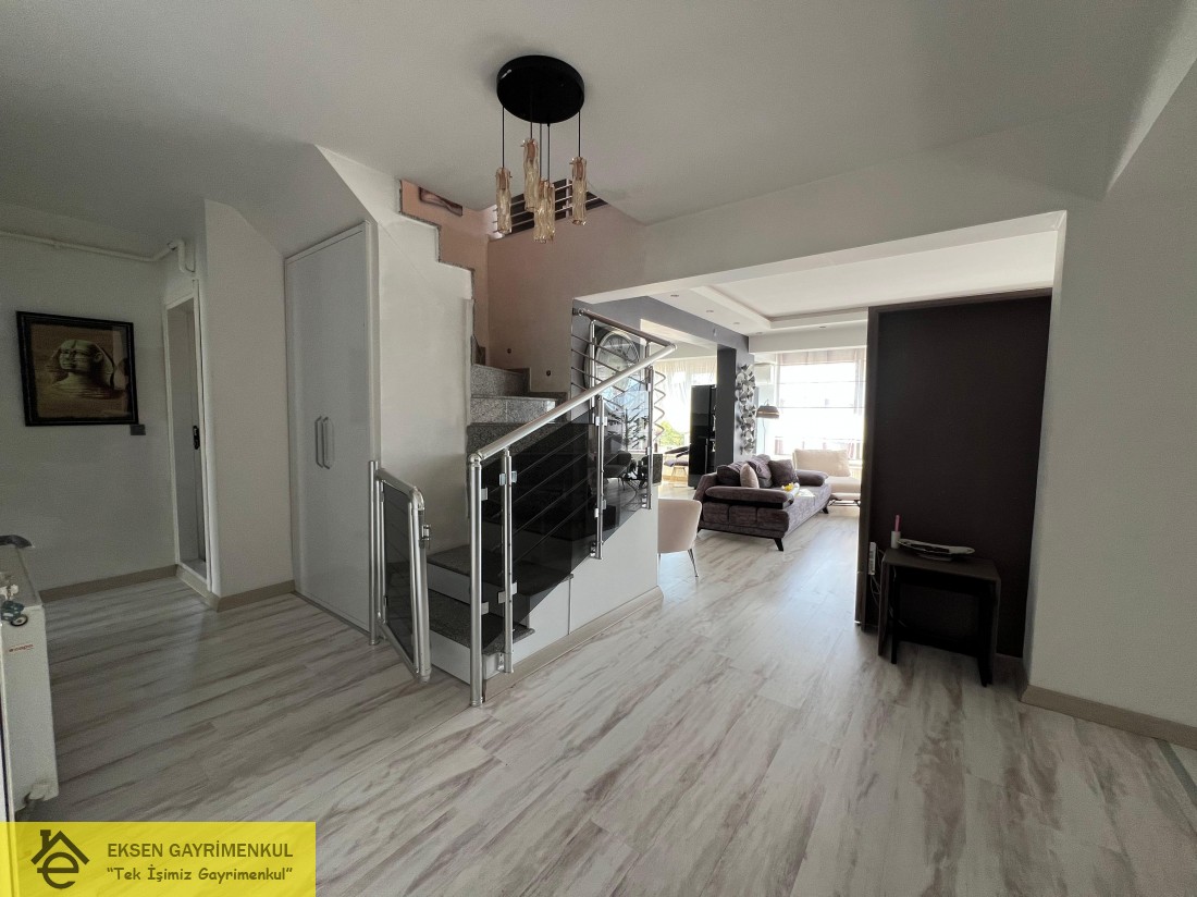 EKSEN DEN ÇAVDARLIDA VİLLA TADINDA  5+1 DUBLEKS DENİZ MANZARALI DAİRE