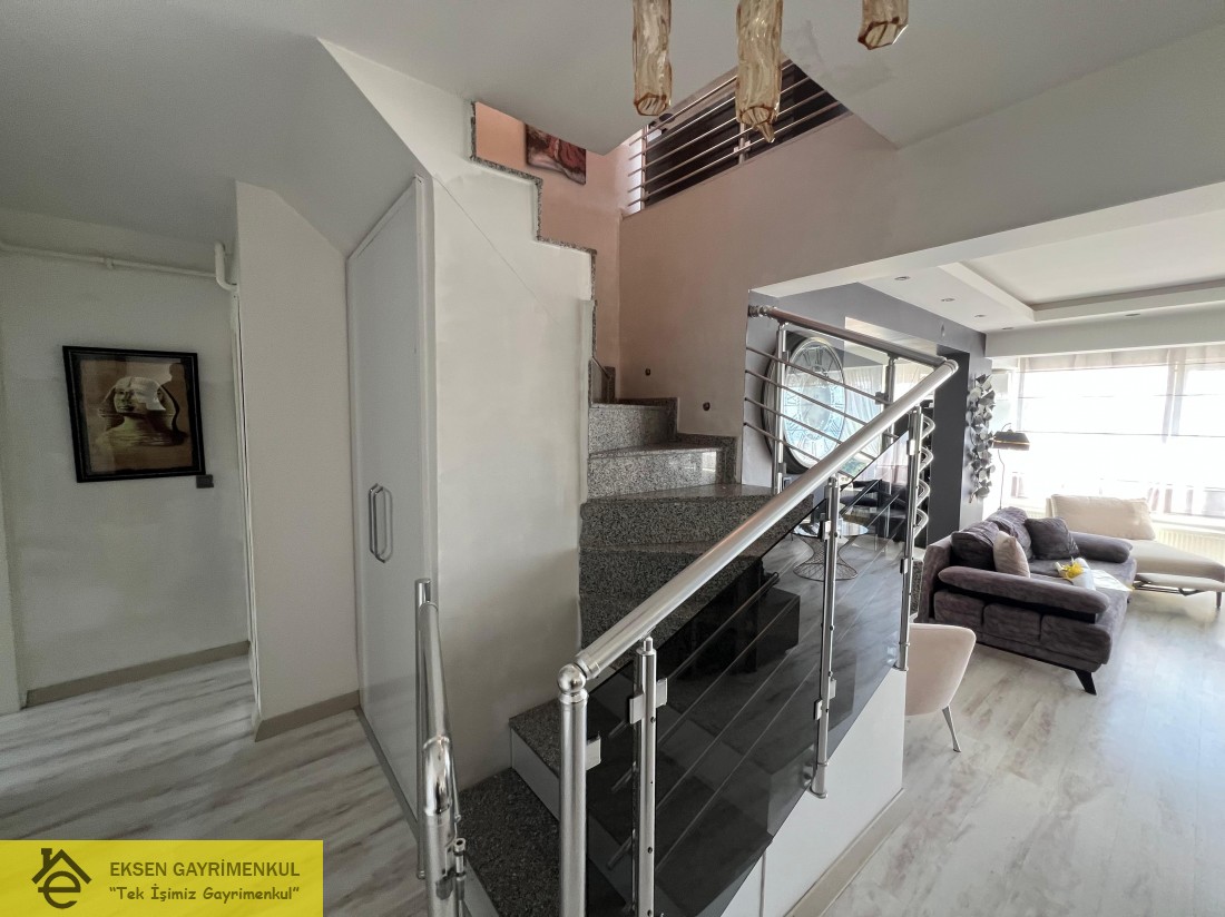 EKSEN DEN ÇAVDARLIDA VİLLA TADINDA  5+1 DUBLEKS DENİZ MANZARALI DAİRE