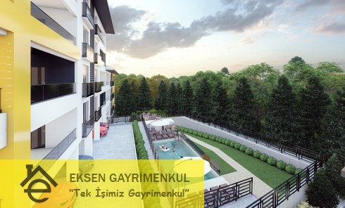 HAVUZLU SİTEDE EŞSİZ DAİRE