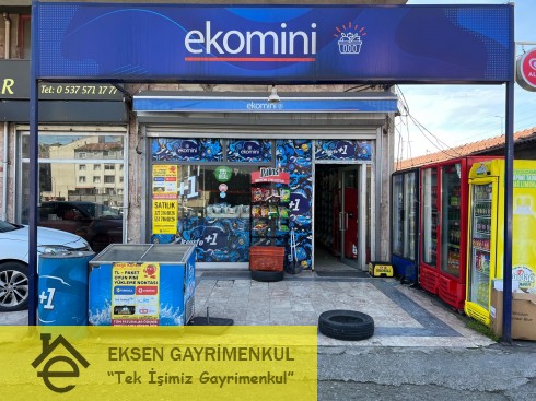 EKSEN GAYRİMENKUL DEN SATILIK YÜKSEK KİRA GETİRİLİ CADDE DÜKKANI 