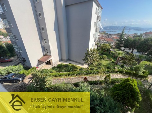 EKSEN DEN ADLİYE VERGİ DAİRESİ MEVKİİ SİTE İÇERİSİNDE DENİZ MANZARALI DAİRE