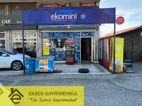 EKSEN GAYRİMENKUL DEN SATILIK YÜKSEK KİRA GETİRİLİ CADDE DÜKKANI 