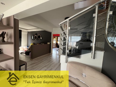 EKSEN DEN ÇAVDARLIDA VİLLA TADINDA  5+1 DUBLEKS DENİZ MANZARALI DAİRE