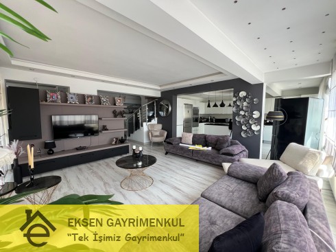 EKSEN DEN ÇAVDARLIDA VİLLA TADINDA  5+1 DUBLEKS DENİZ MANZARALI DAİRE